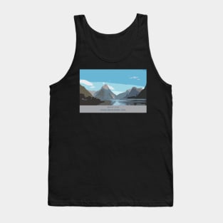 Milford Sound Scenic colour Tank Top